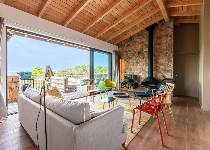 Valle Di Corte - Avec Piscine Et Vue Pianottoli-Caldarello (Corsica)