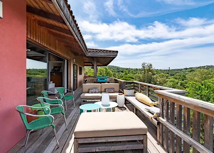 Valle Di Corte - Avec Piscine Et Vue Pianottoli-Caldarello (Corsica)