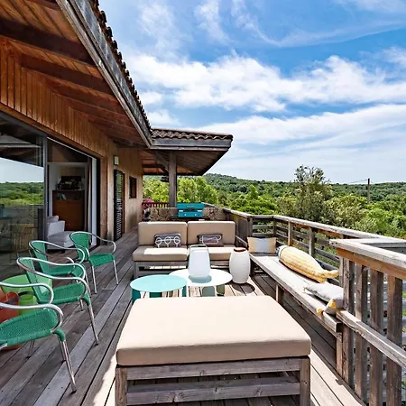 Valle Di Corte - Avec Piscine Et Vue Pianottoli-Caldarello (Corsica)